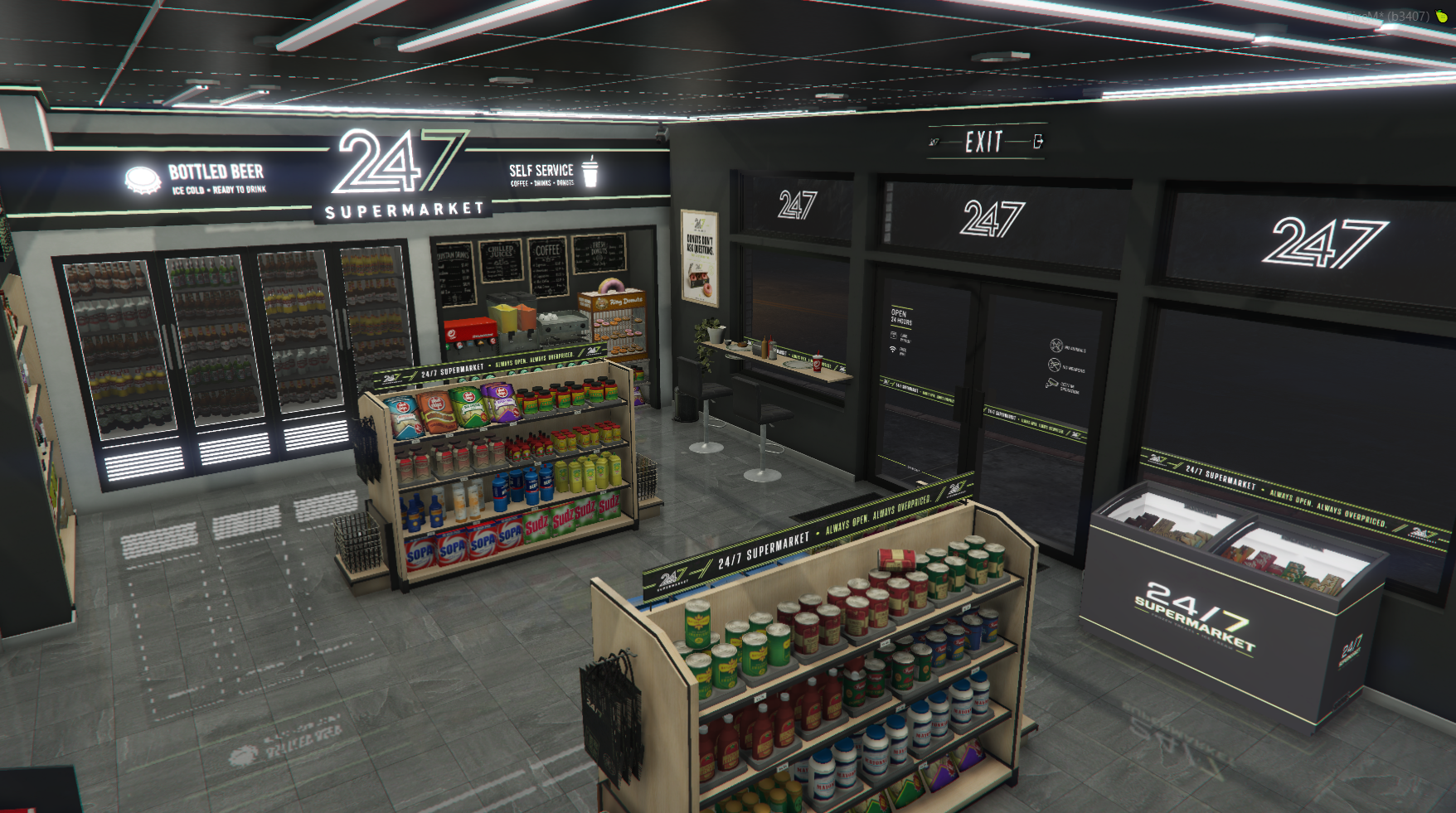 Modern 24/7 Supermarket