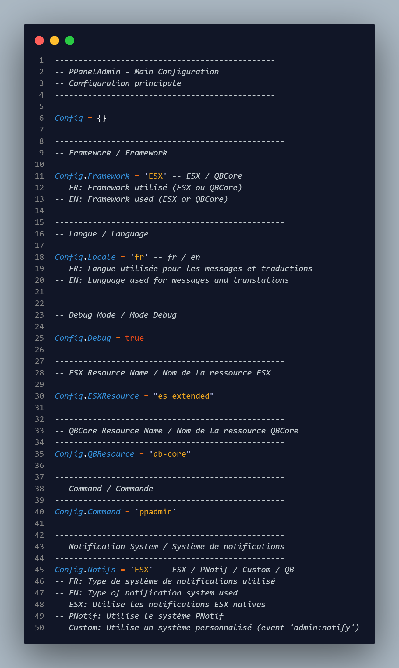 PPanelAdmin Script - FiveM Screenshot 2