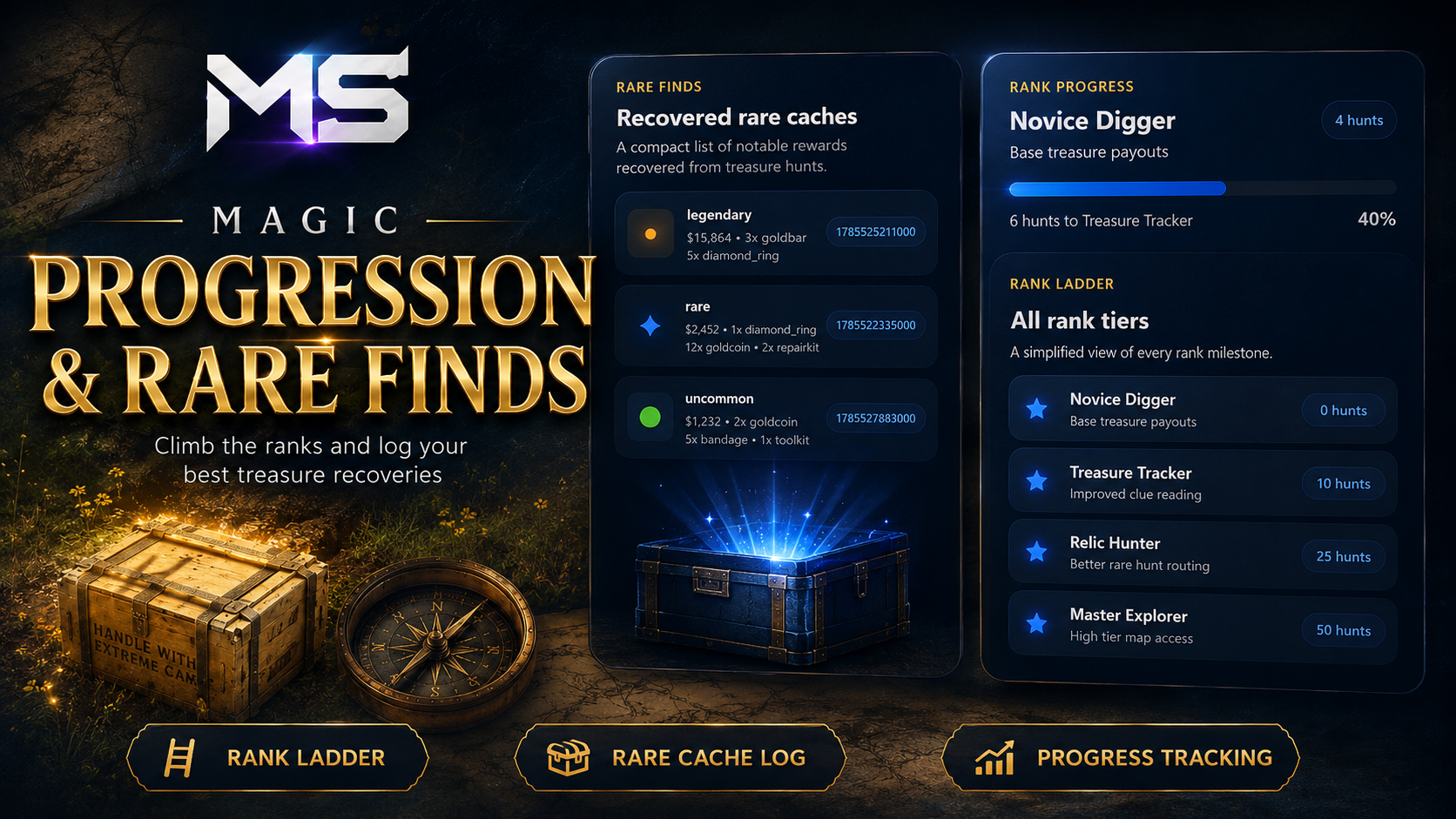 Magic Treasure Hunt – FiveM Treasure Hunting System