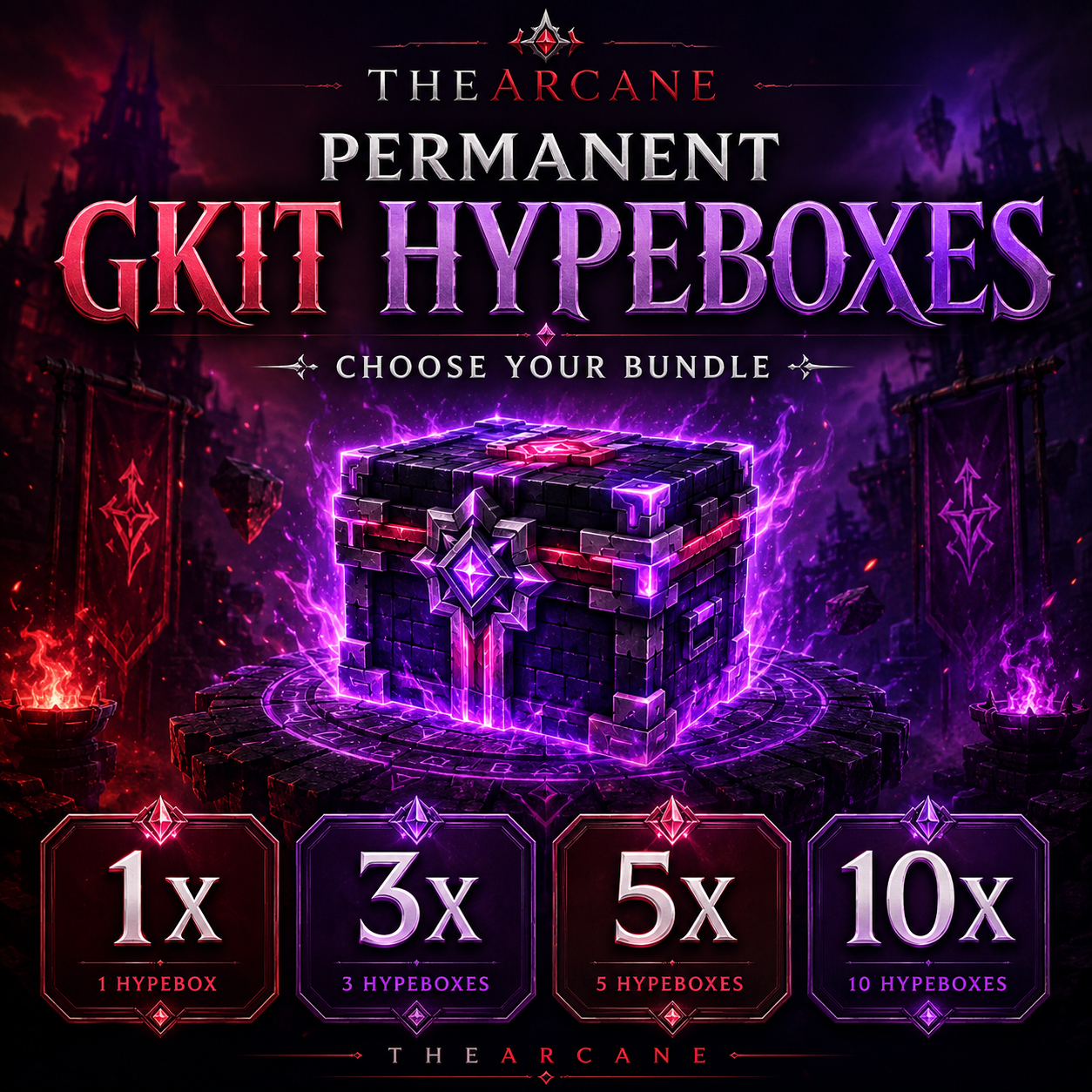10x Permanent GKIT HypeBox