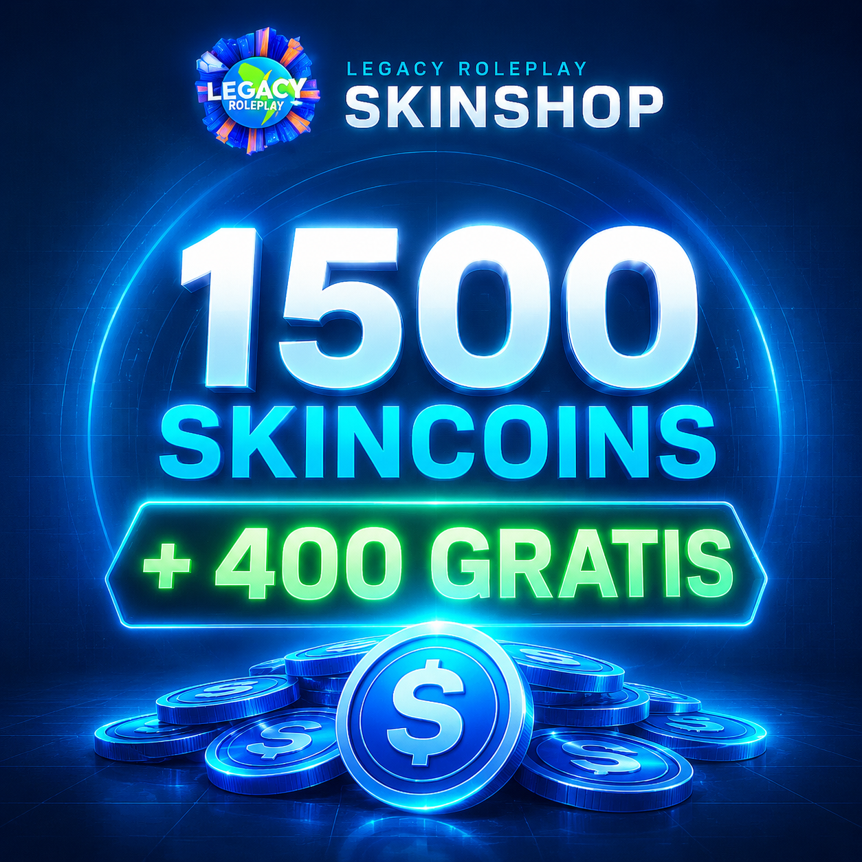 1500+400 Skincoins
