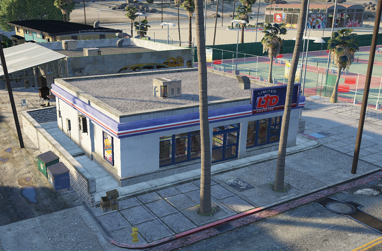 Beach Gas Station