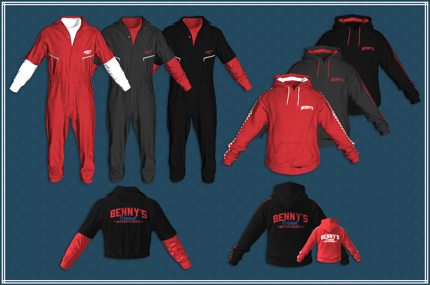 Benny's Motorworks Clothing Pack