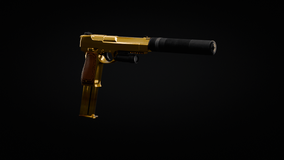 Royal Gold .50 Pistol