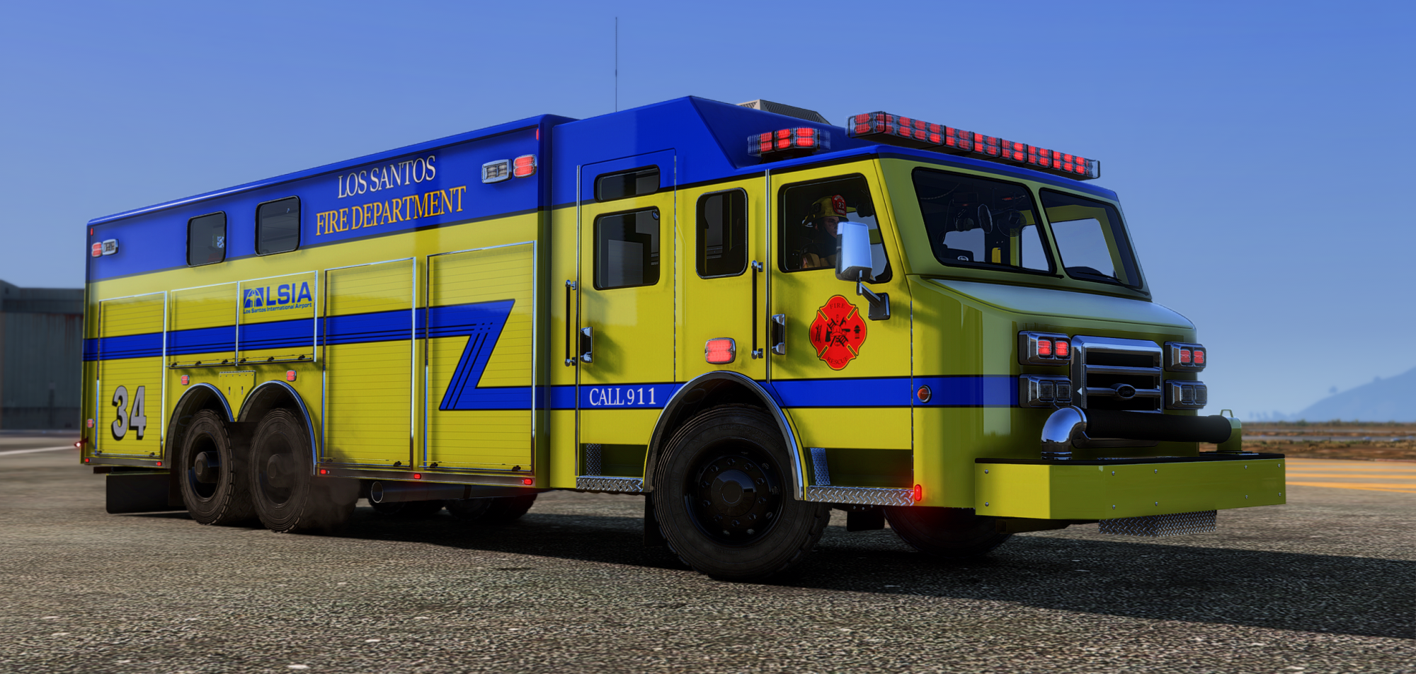 Spear Impulse Rescue Walk-In Fire Truck
