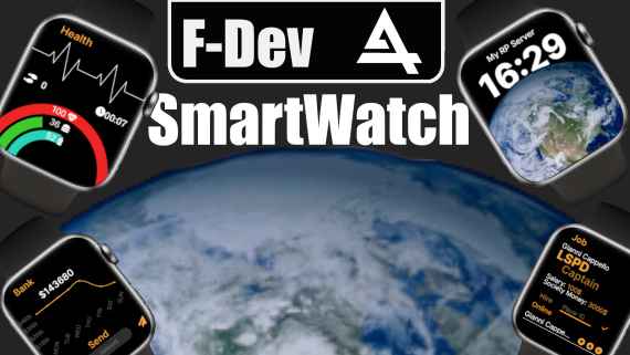 ESX/QBCore  F_SmartWatch (AppleWatch inspired) (PAY ONLY ONCE)