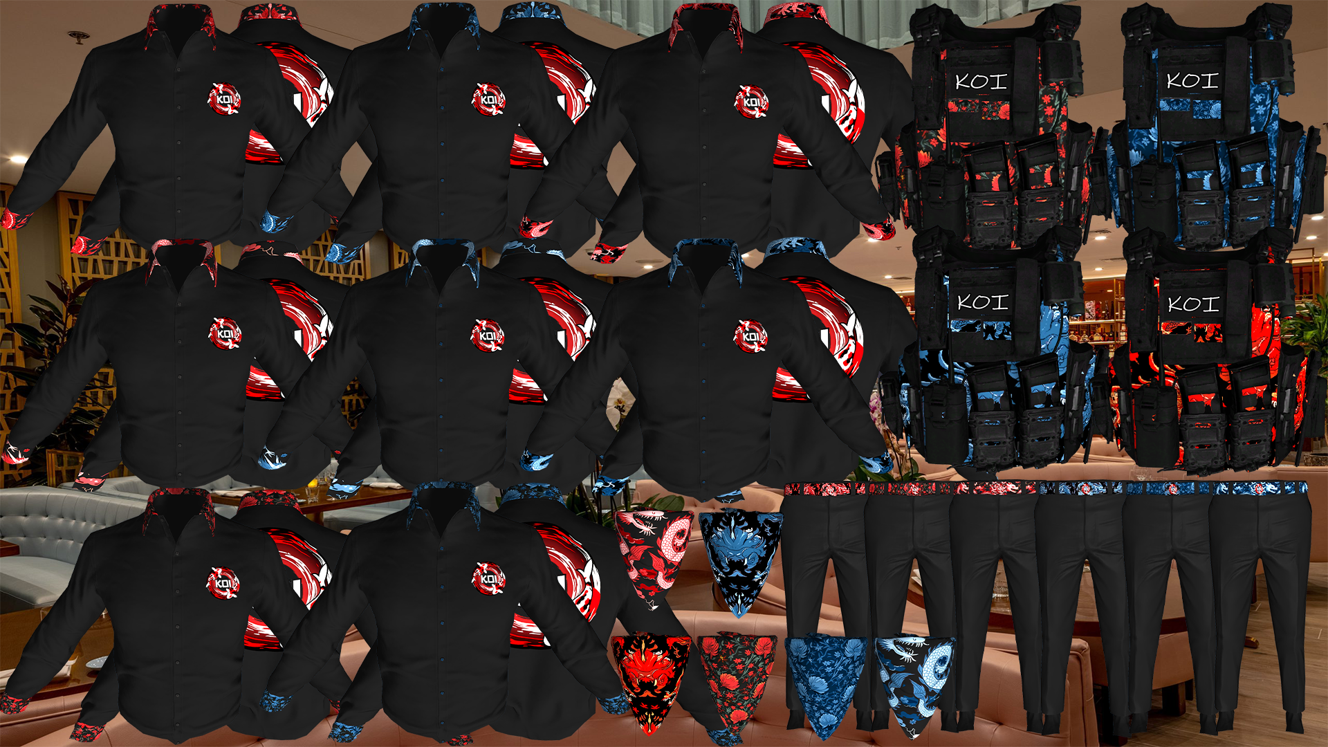 KOI Mafia Clothing Uniform 2 [M+F]