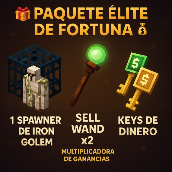 Paquete Élite de Fortuna   (Skyblock)