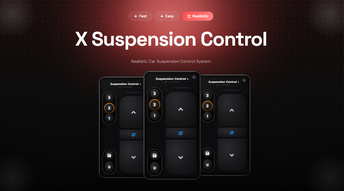 X Suspension Control System | ESCROW | ESX & QB & Standalone