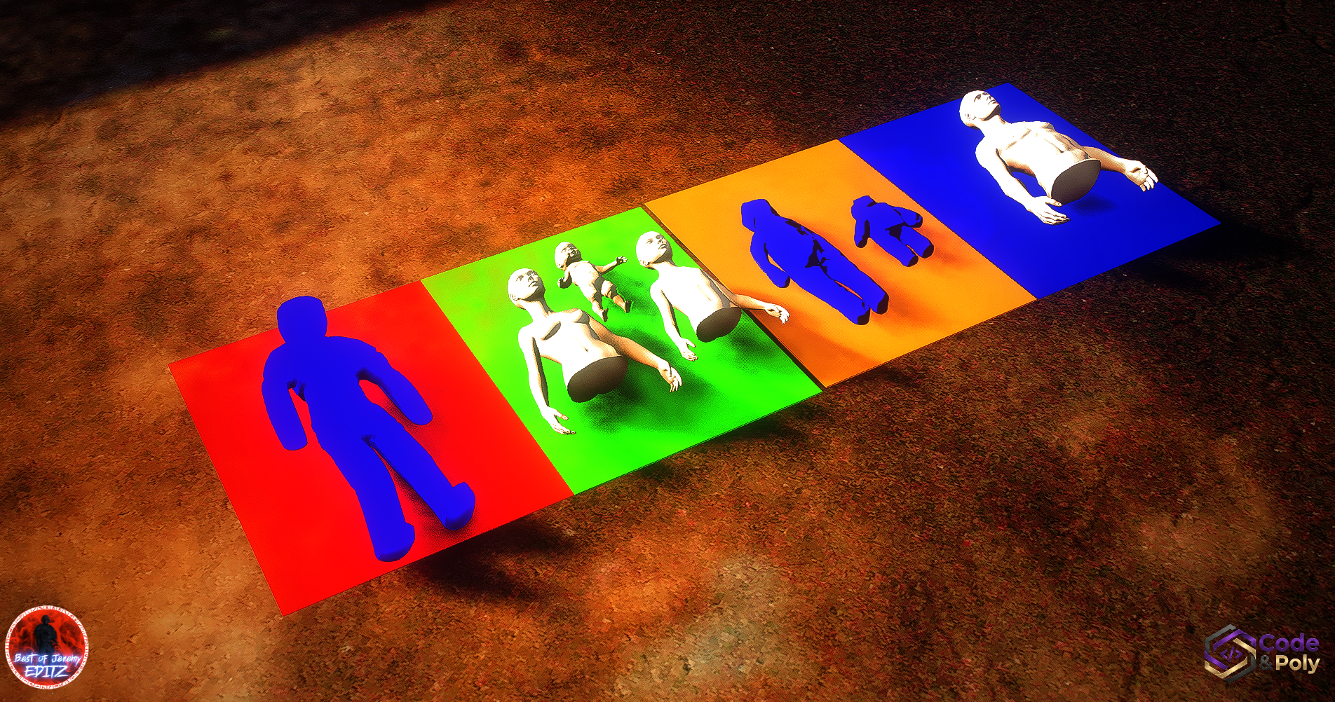 Code & Poly Einsatztrainings Prop Set