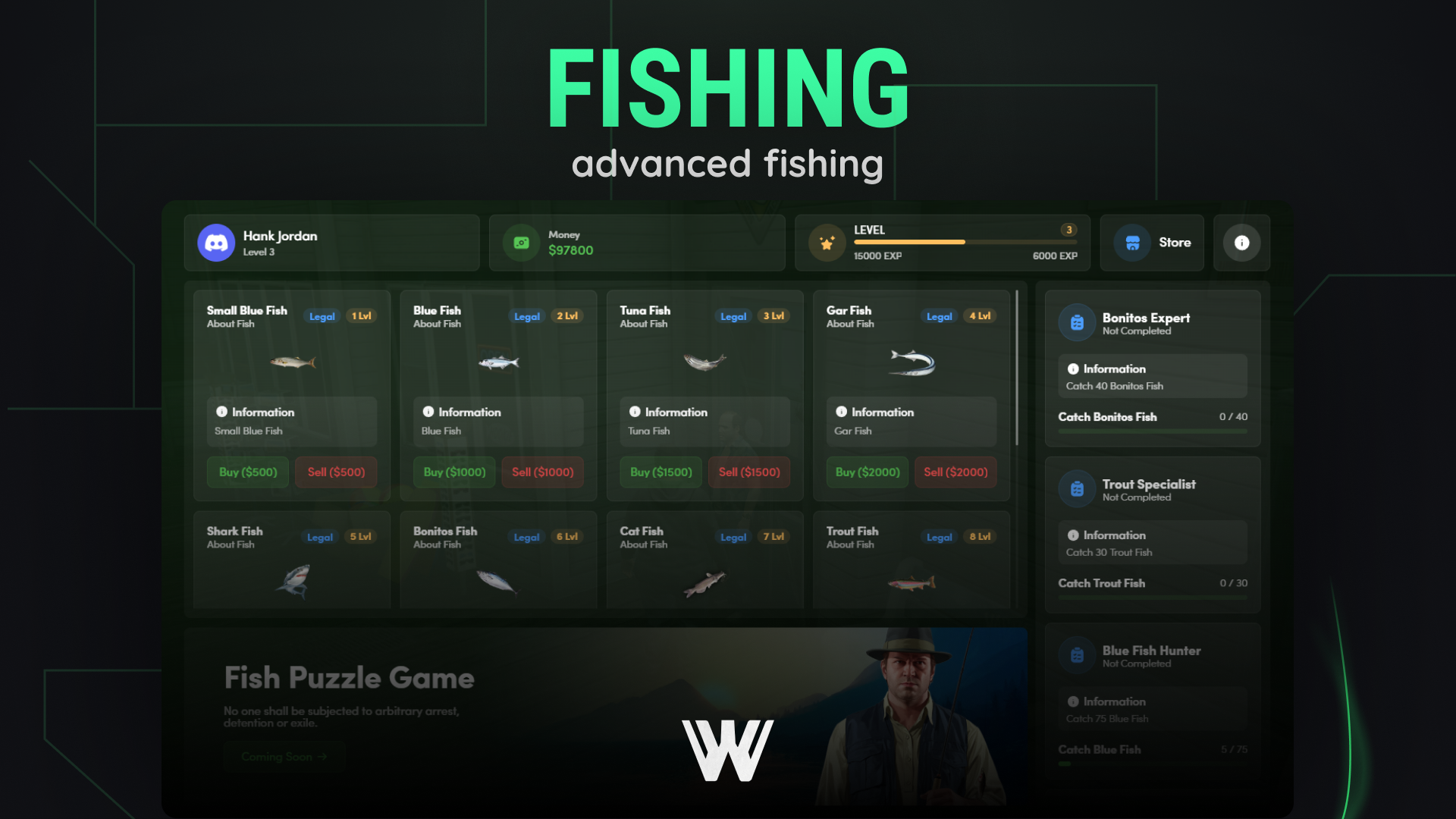 [Fishing Script]ESX QBCORE QBOX {ESCROW}