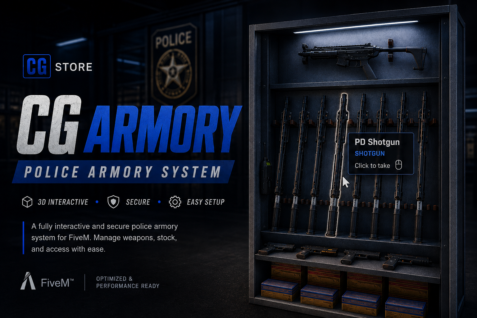 3D Interactive PD Armory