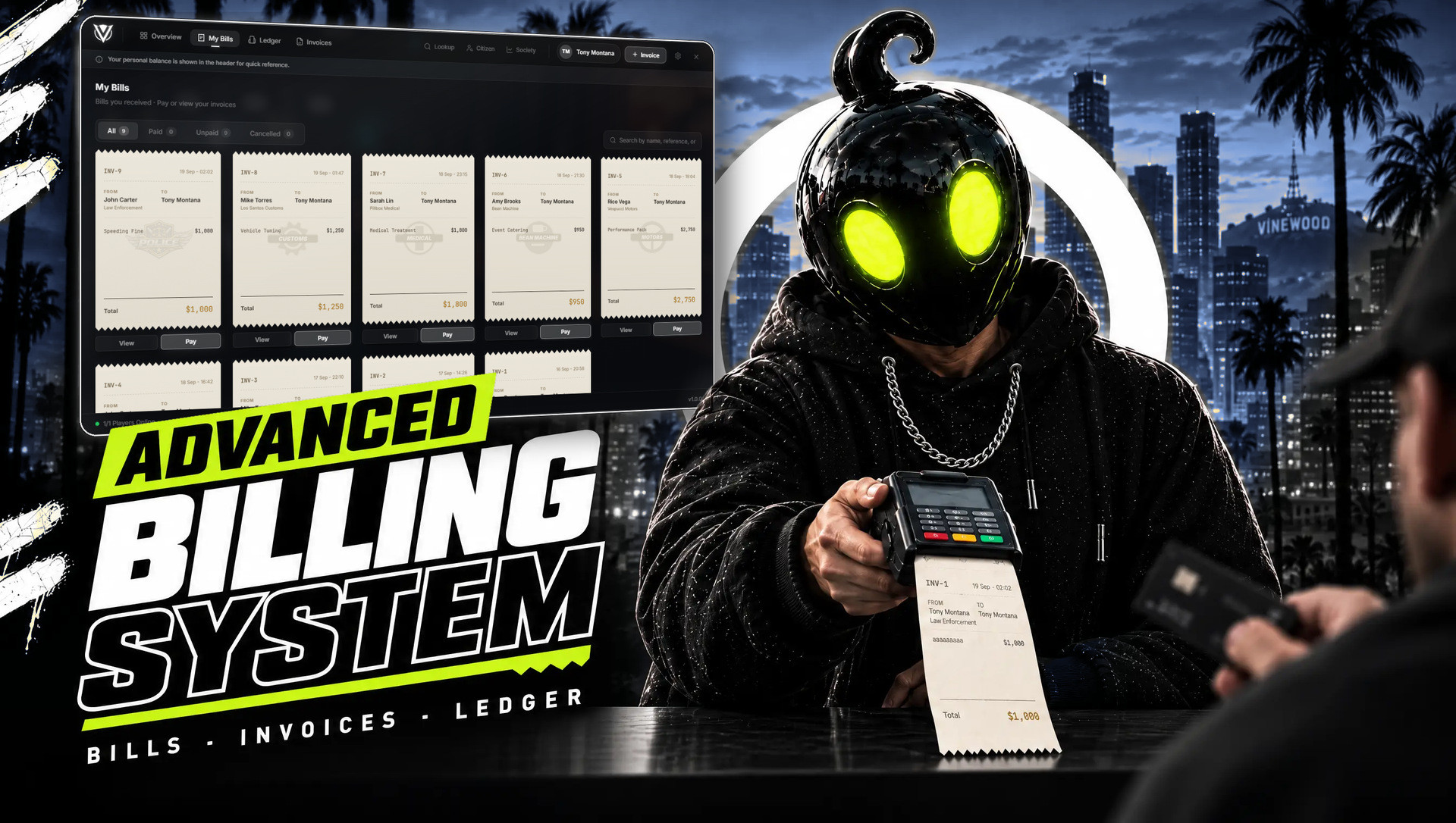 ADVANCED BILLING SYSTEM — Modern Invoicing & Payment Management
