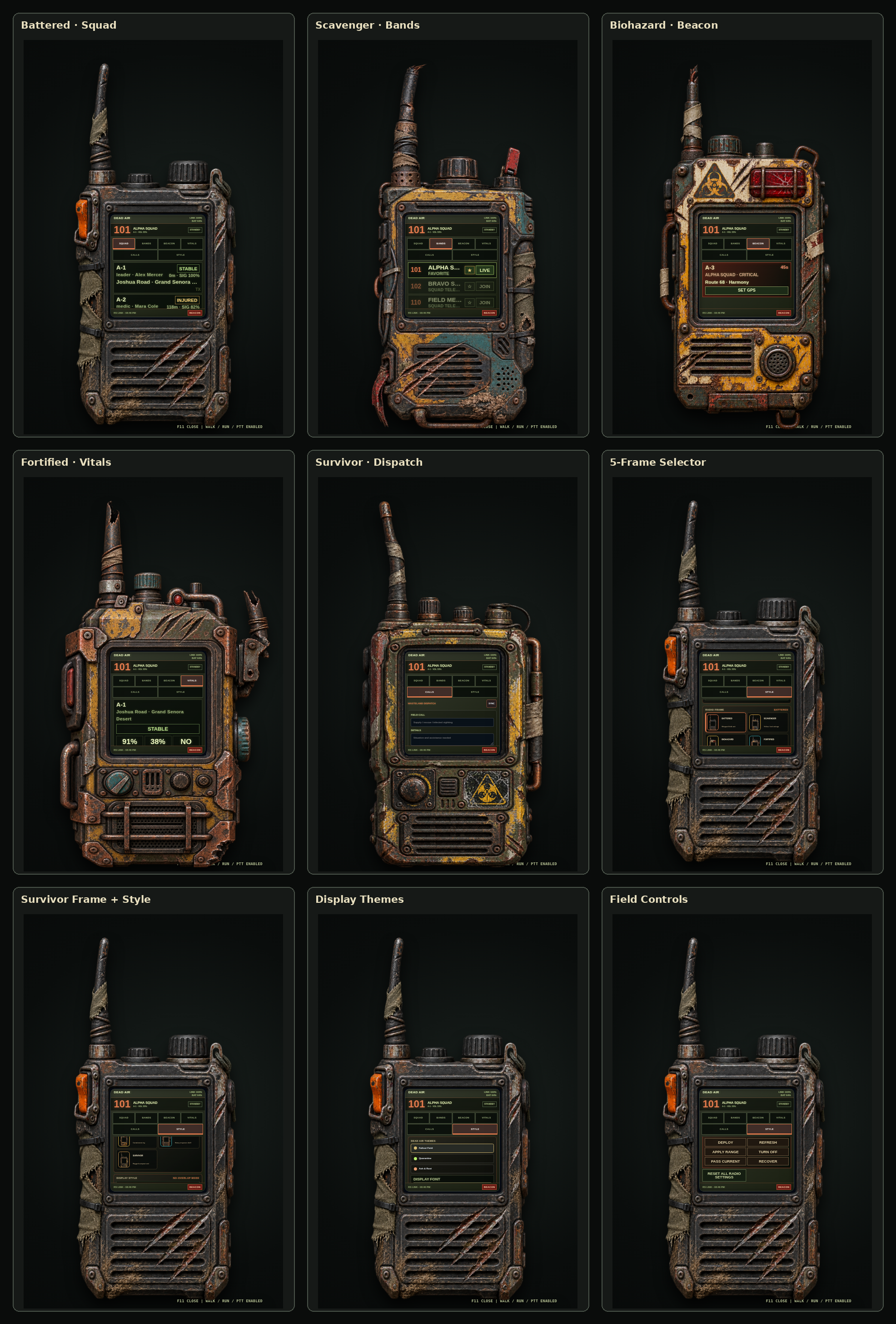 RS Zombie Radio | Recon | Apocalypse | SOS | Zombies | Walkie Talkie Radio