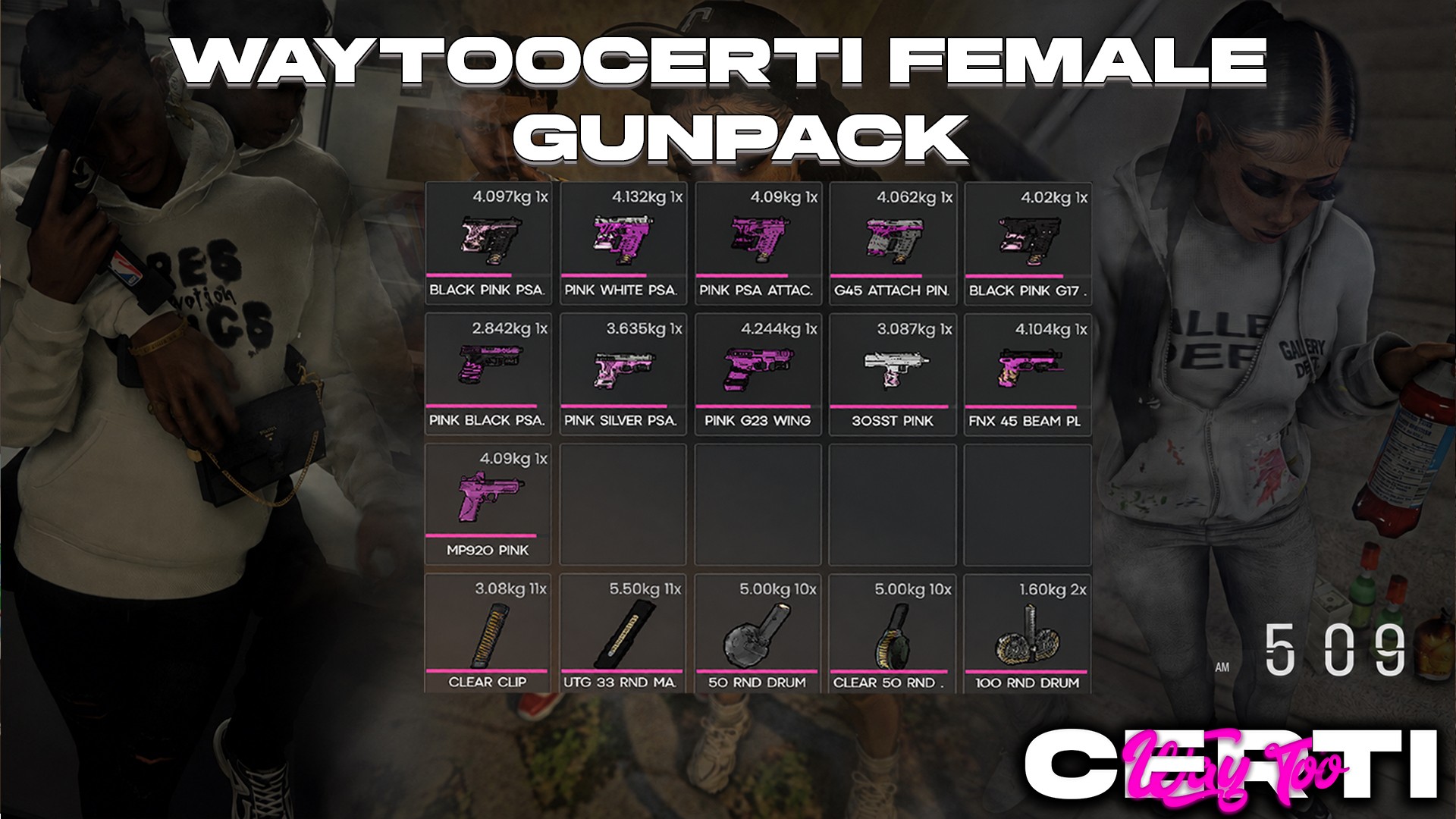 Female GunPack