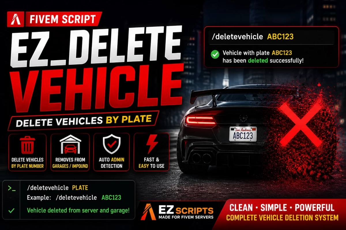 EZ Delete Vehicle