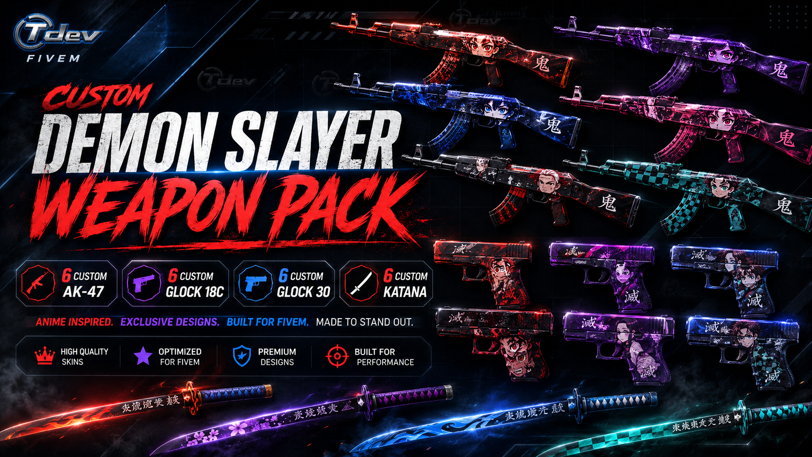 Demon Slayer Weapon Pack