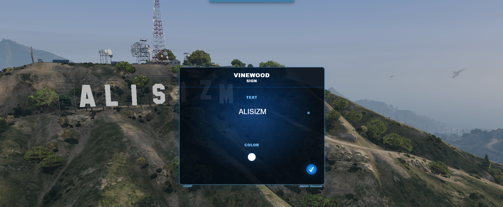 Alisizm Vinewood Sign