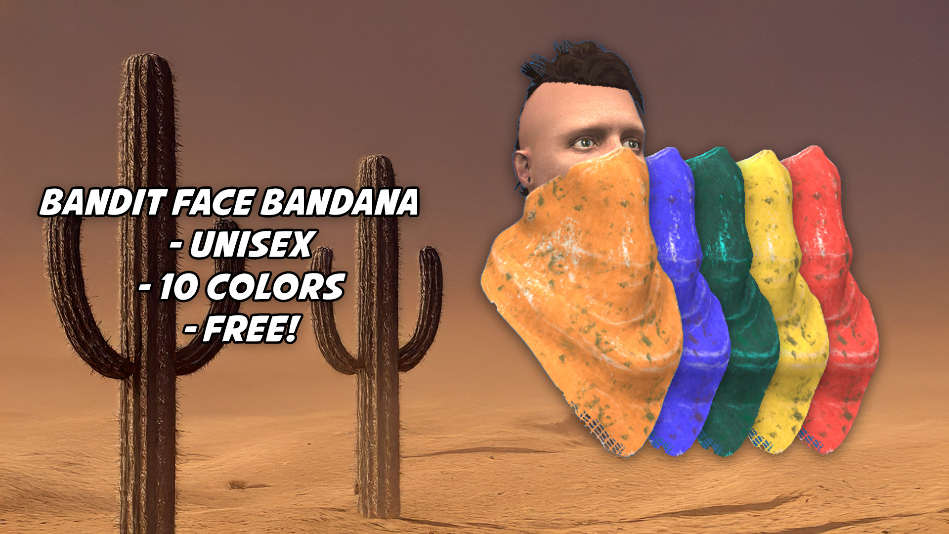 Unisex Bandit Bandana