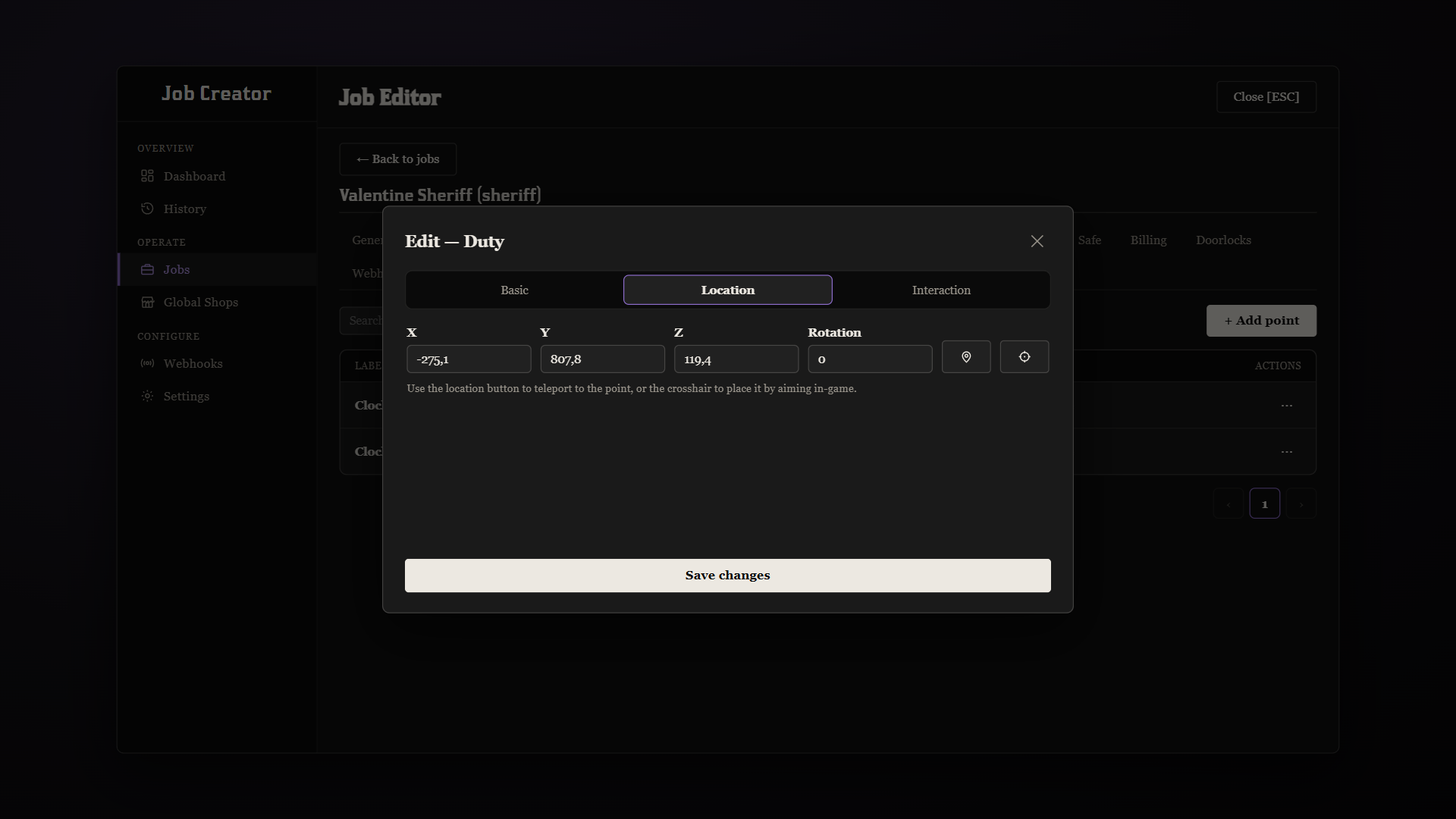 Jobs Creator [VORP]