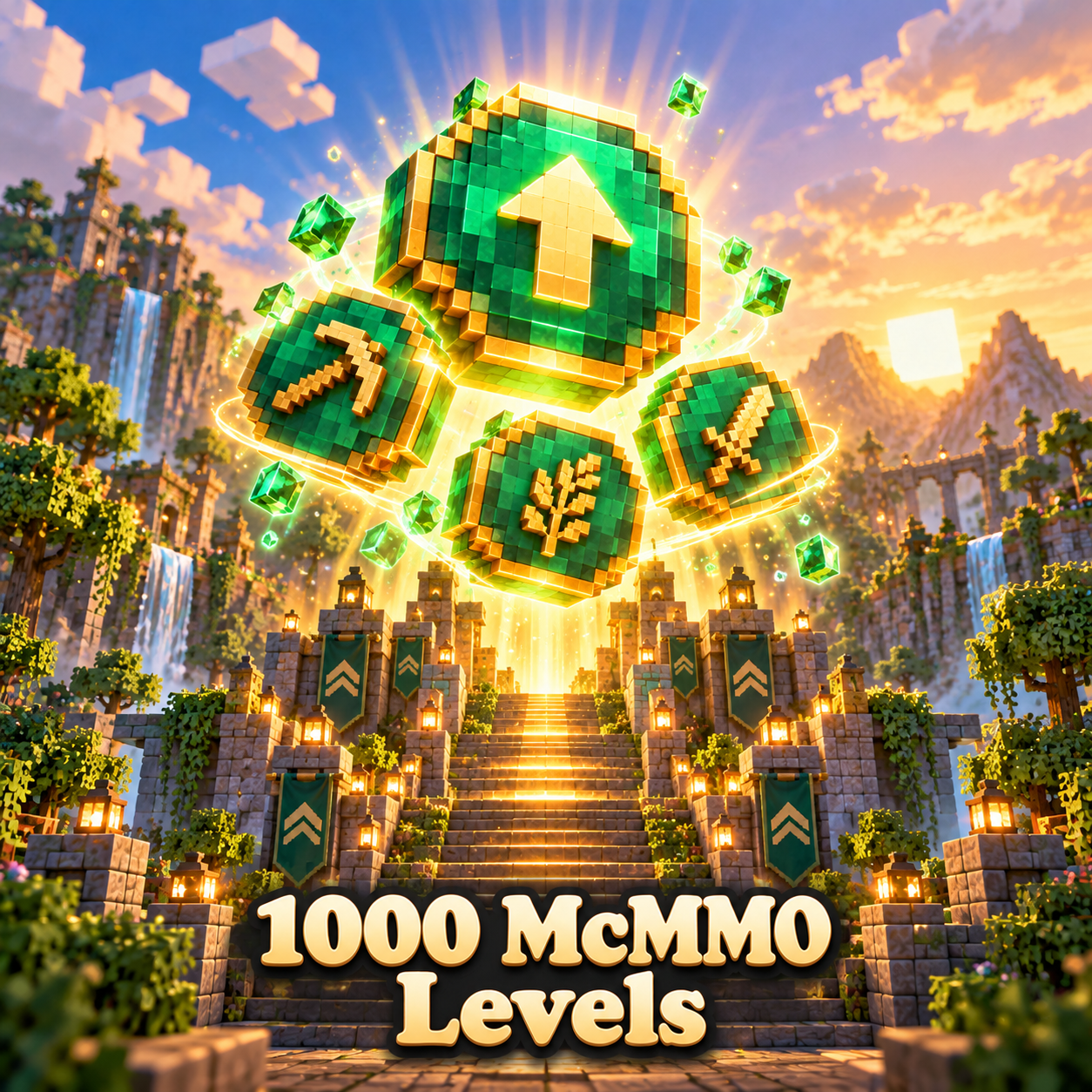 1000 McMMO Levels