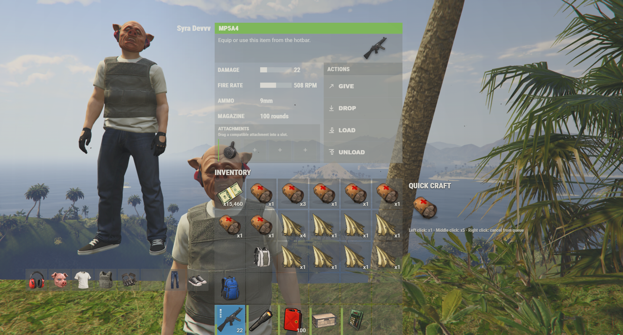 Rust Inspired ox-inventory