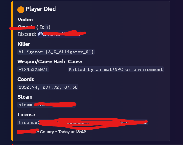 Kill & Death Logs