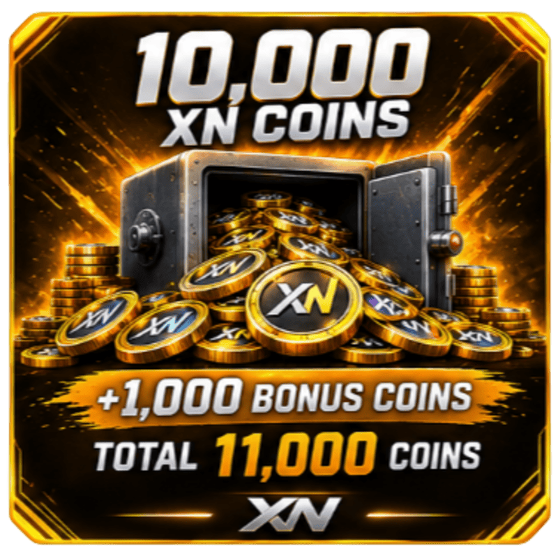 10,000 XN Coins + 1,000 Bonus