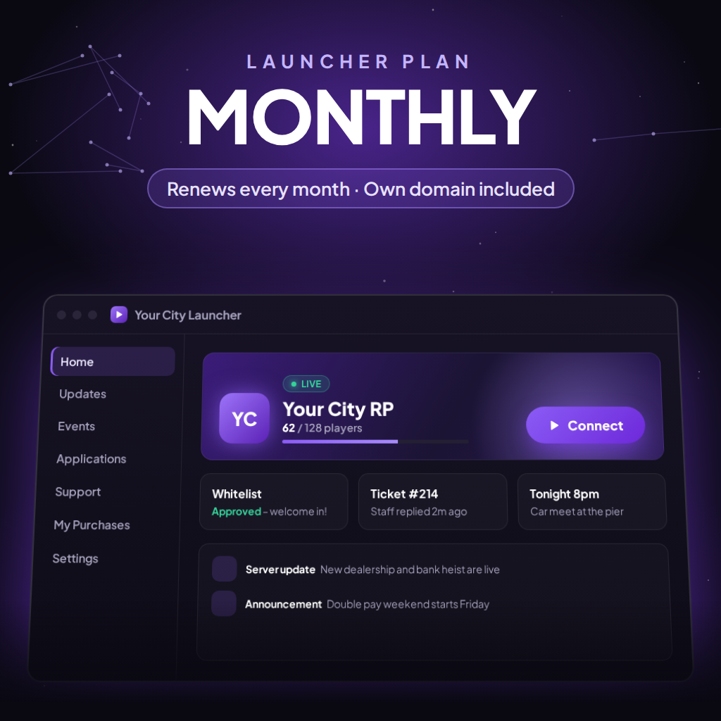 Launcher – Monthly