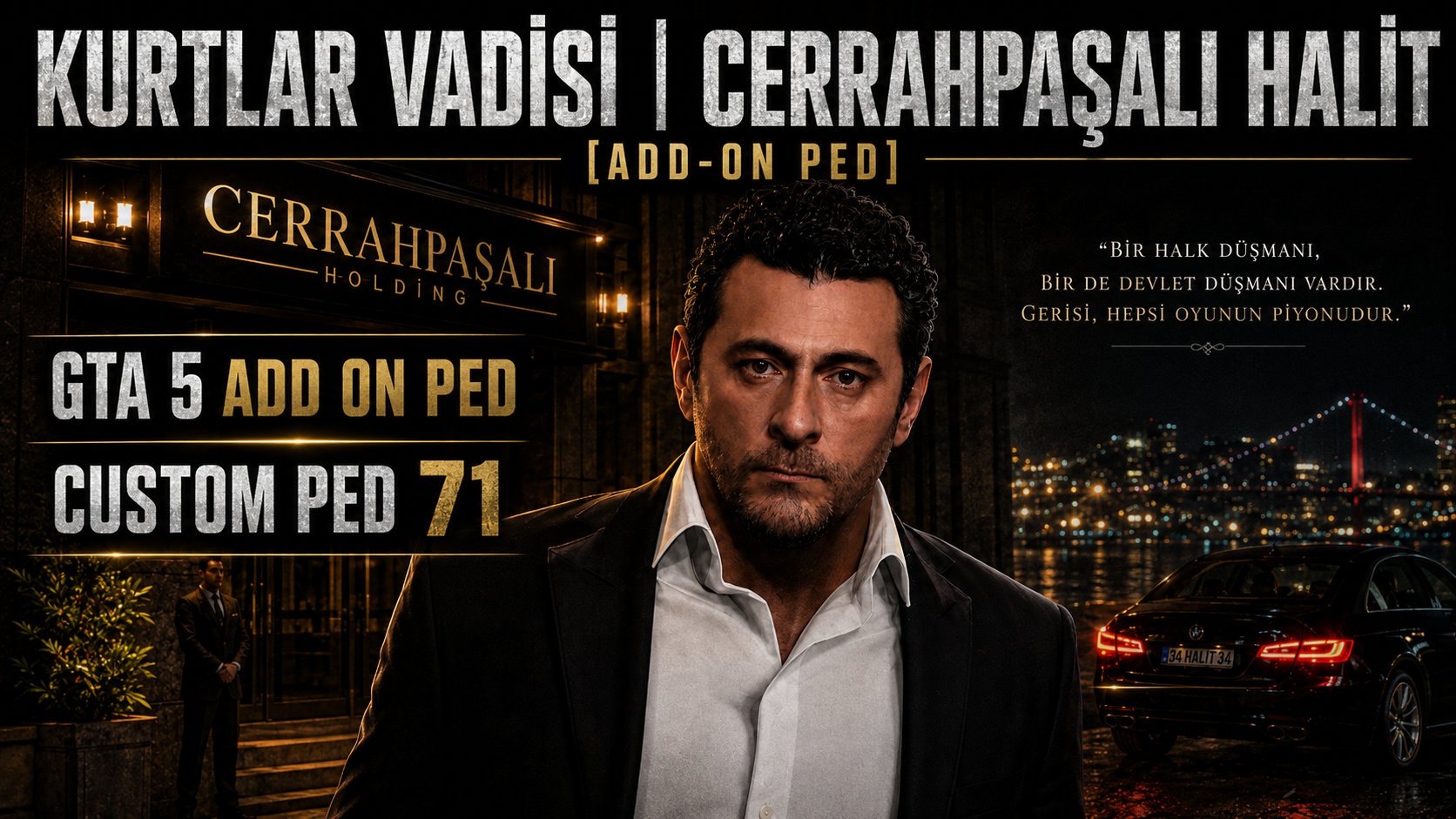 Kurtlar Vadisi - Cerrahpaşalı Halit | FiveM Custom Ped 71