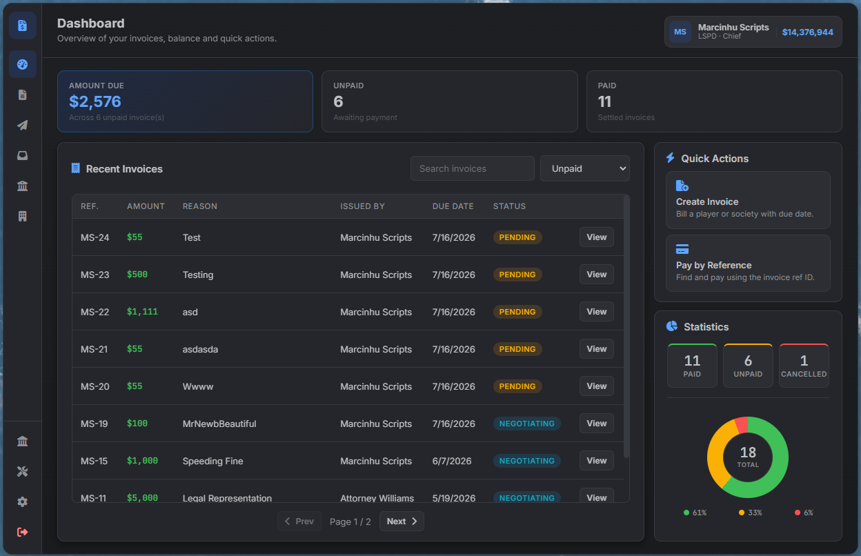 BILLING CREATOR