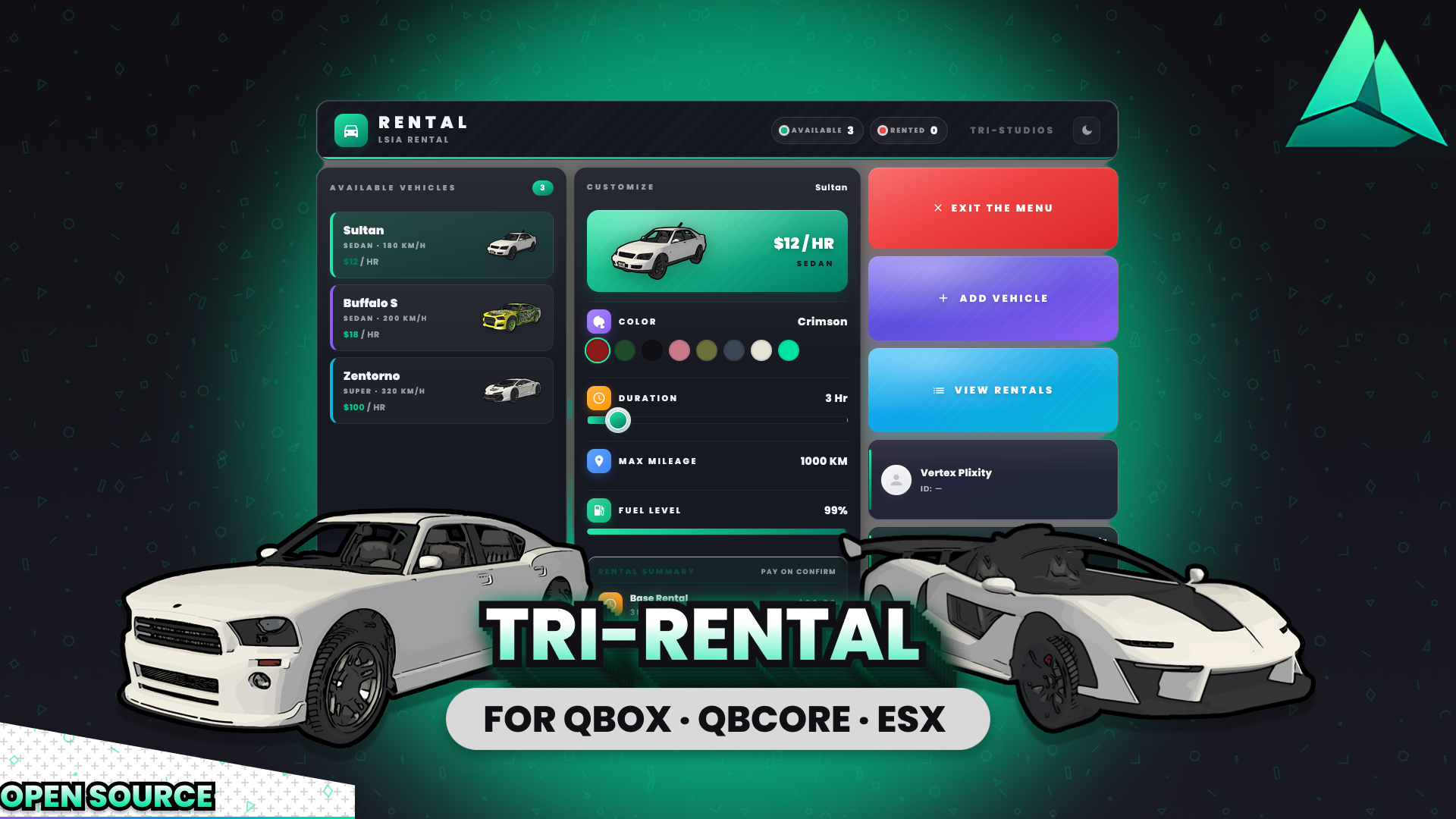 Tri-Rental (Open Source)