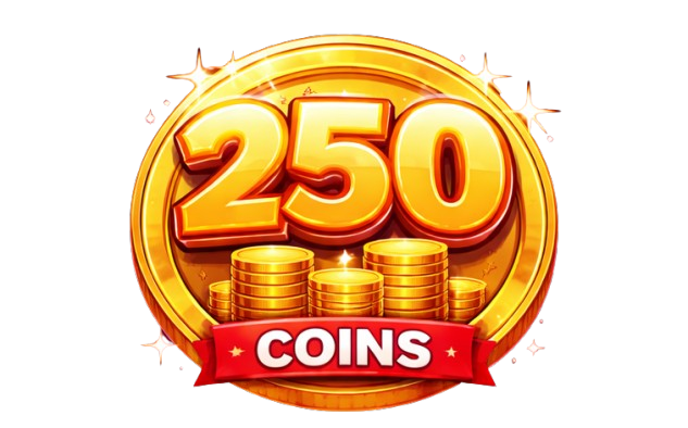 250 coins