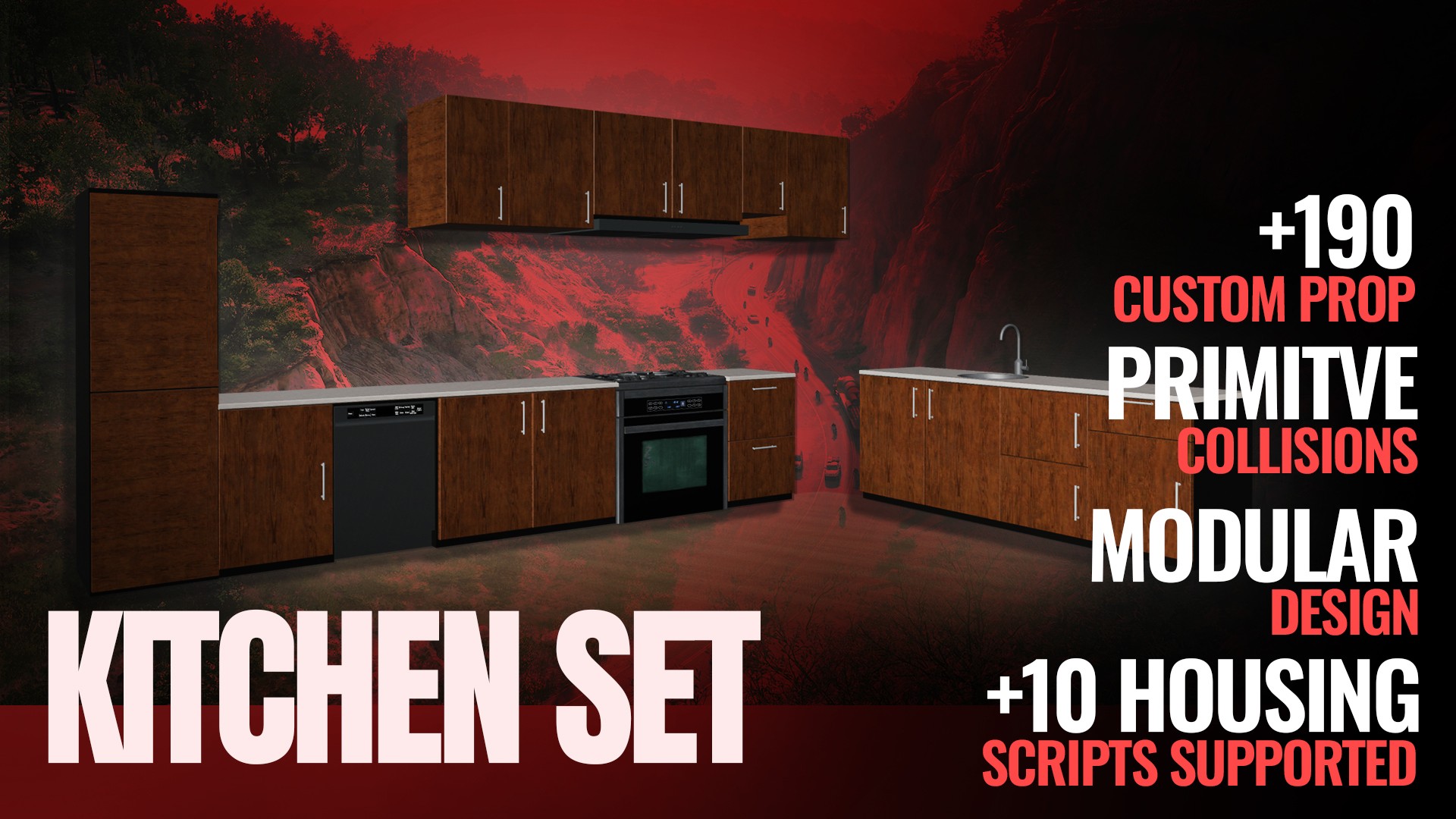 Modular Kitchen Set 02