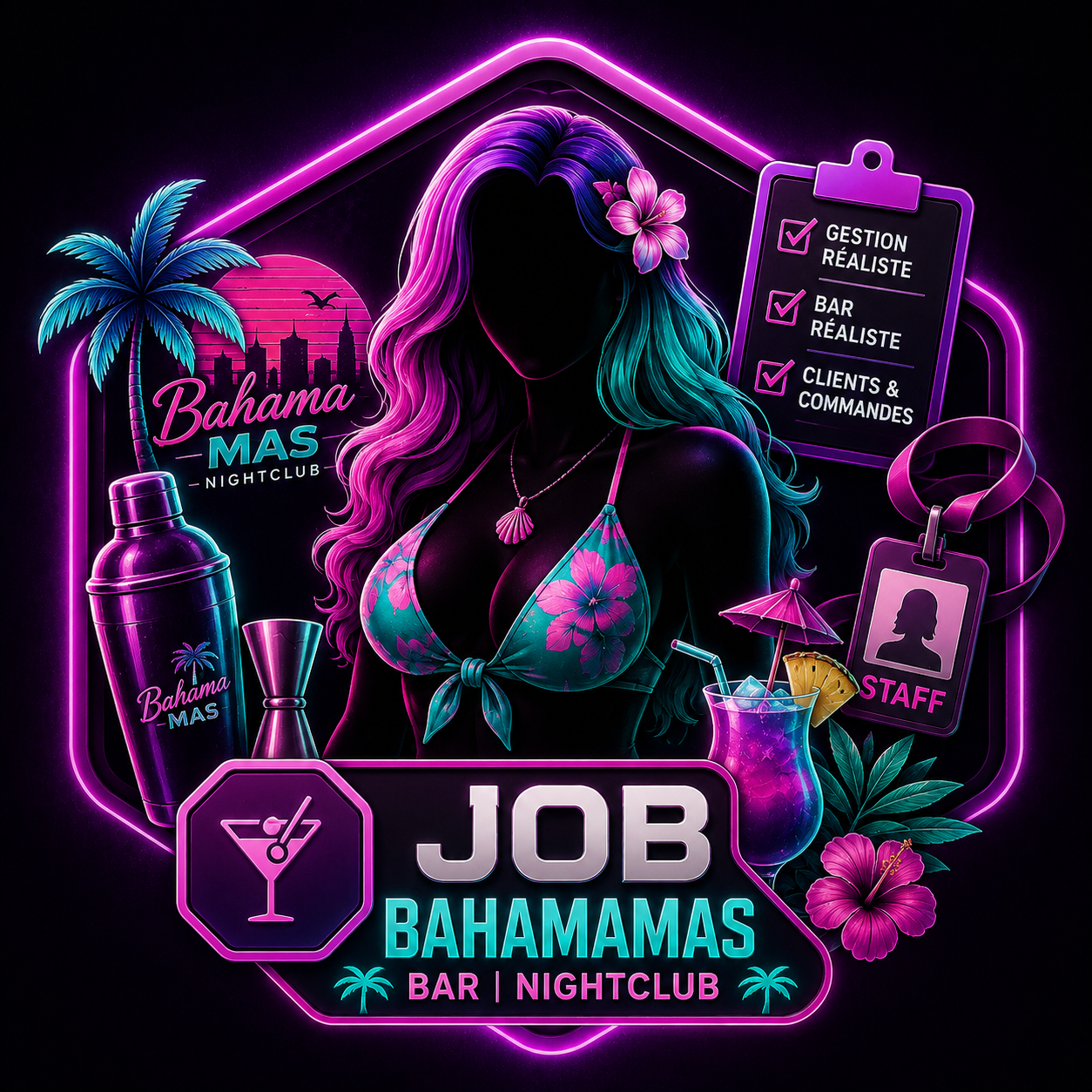 FiveM ESX & OX | Ultimate Bahama Mamas Job System