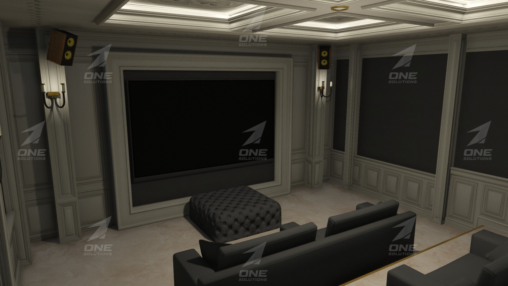 [MLO]  Modern, Luxurious, Golden House Interior