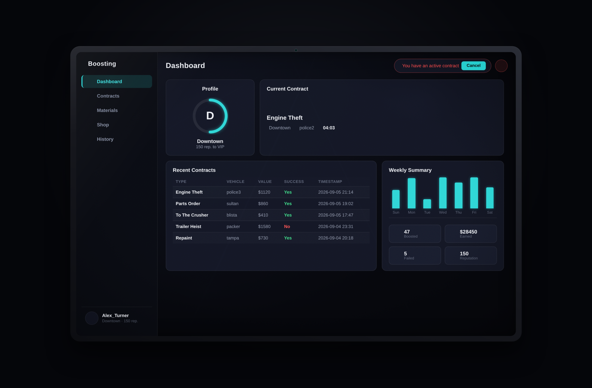 Vehicle boosting system ( ESX /QBCore/QBox/Standalone)
