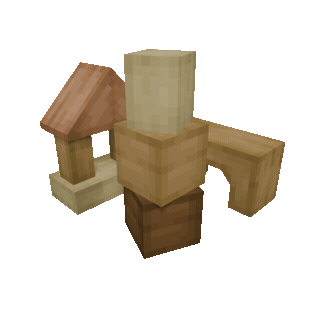 Wooden Toy Block — cosmetic Furniture v2 item on the NovaVoid Cat Civilization Minecraft server