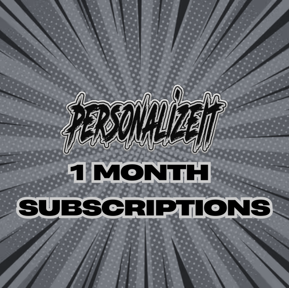 1 Month Subscriptions