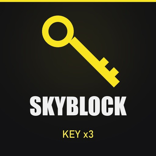 Skyblock Key x3
