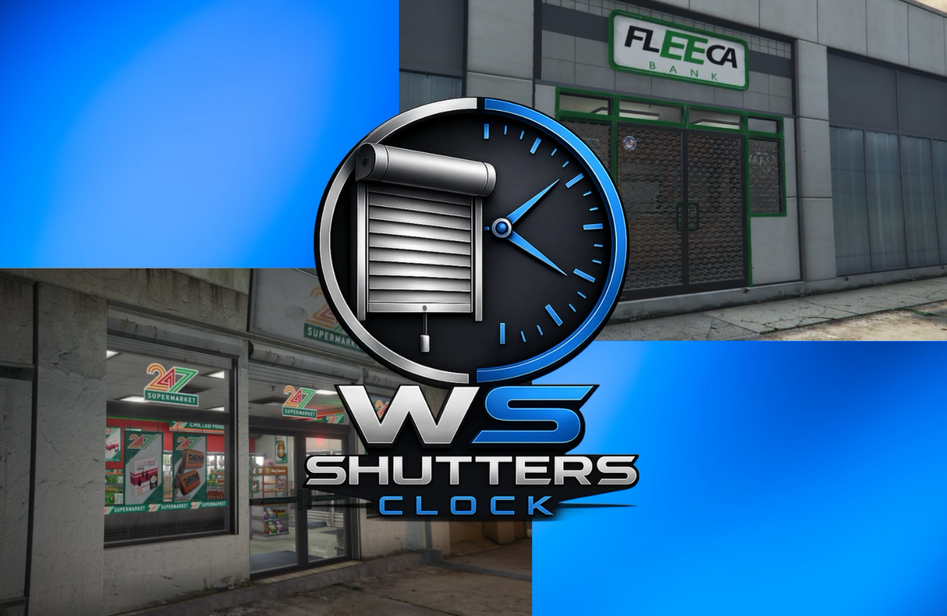 WS SHUTTERS CLOCK | QBCORE ESX
