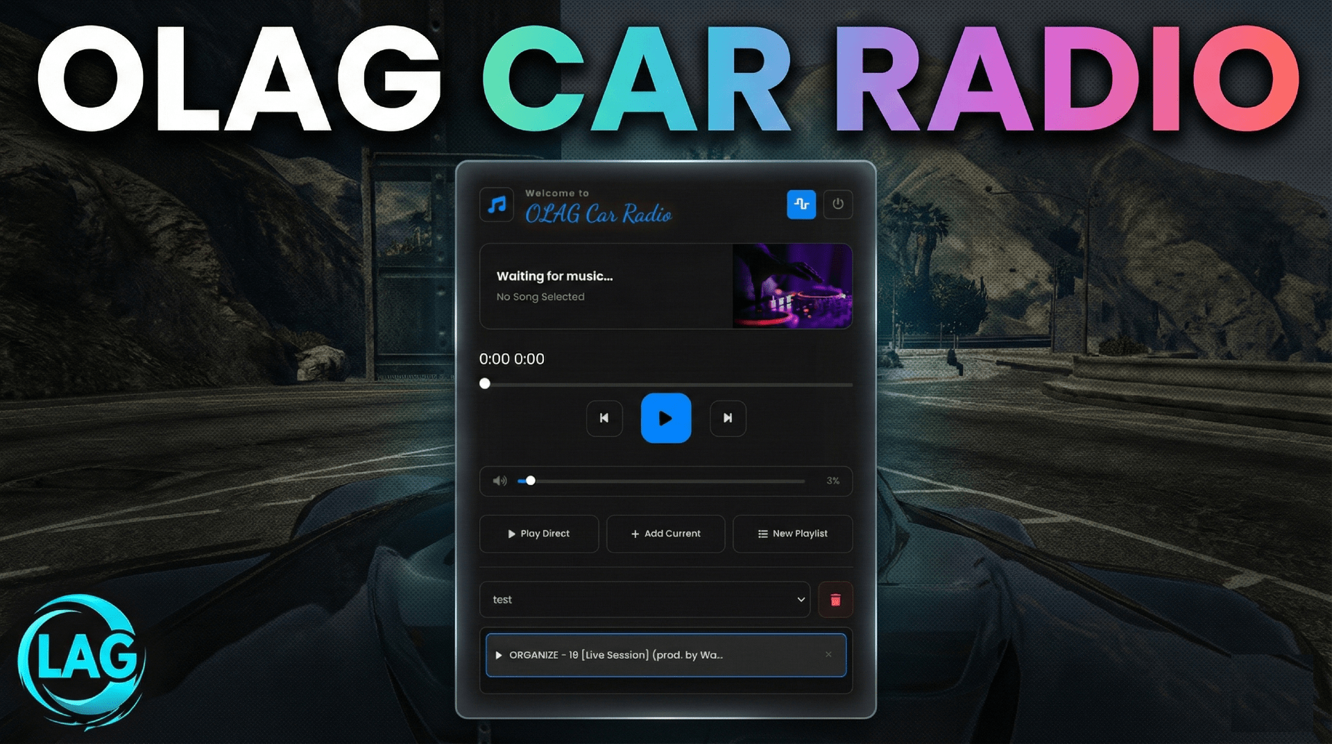 0Lag Car Radio | [STANDALONE]