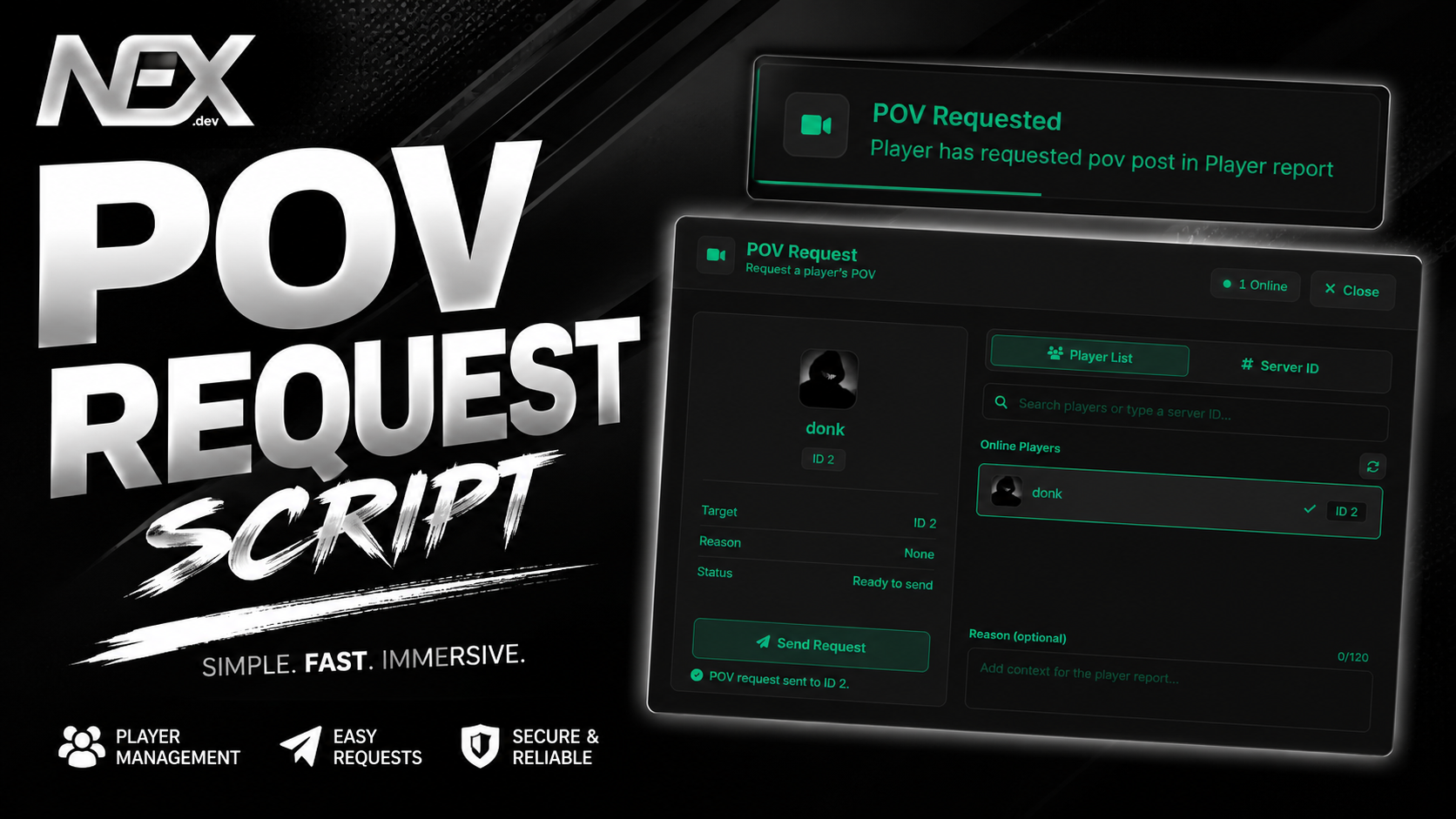 POV Request Script