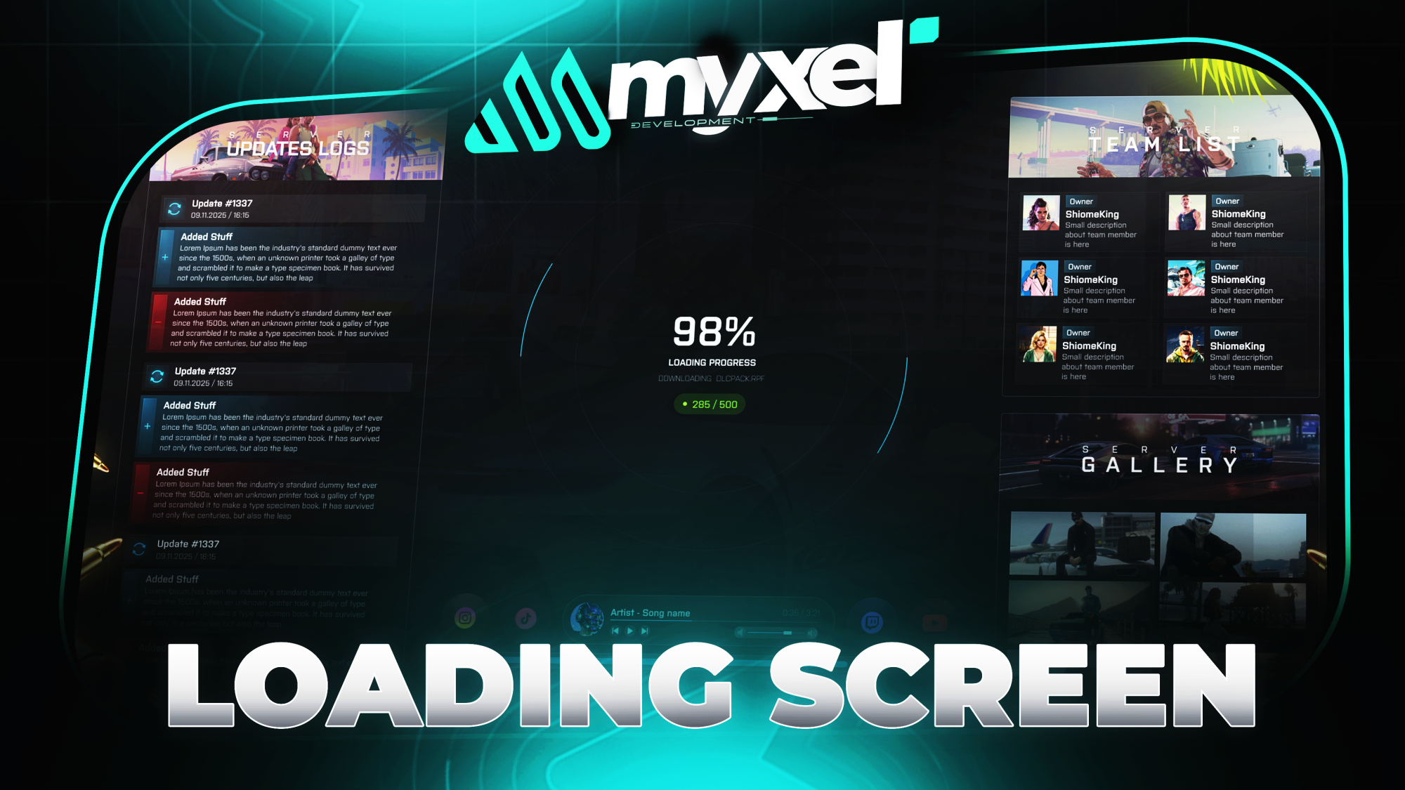 [STANDALONE] ADVANCED LOADING SCREEN - ESCROWED
