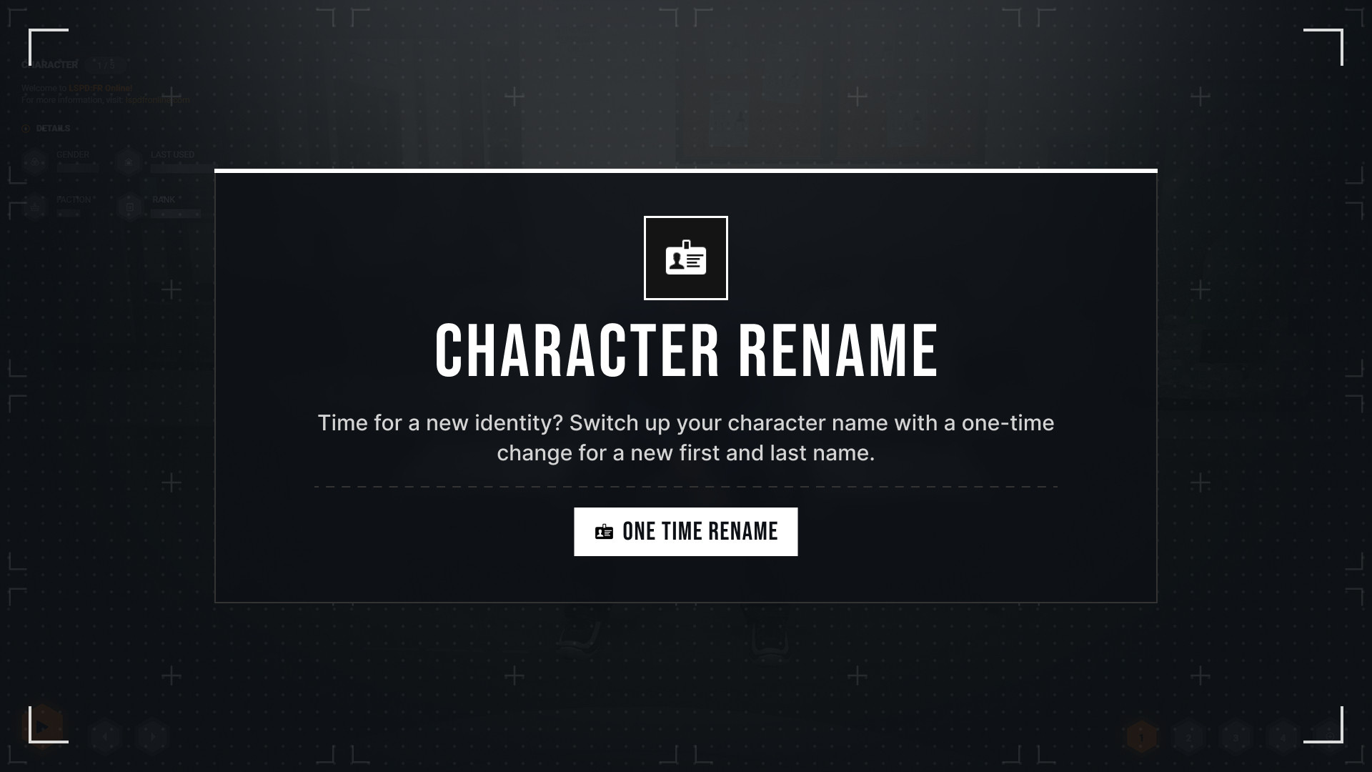 Character Rename