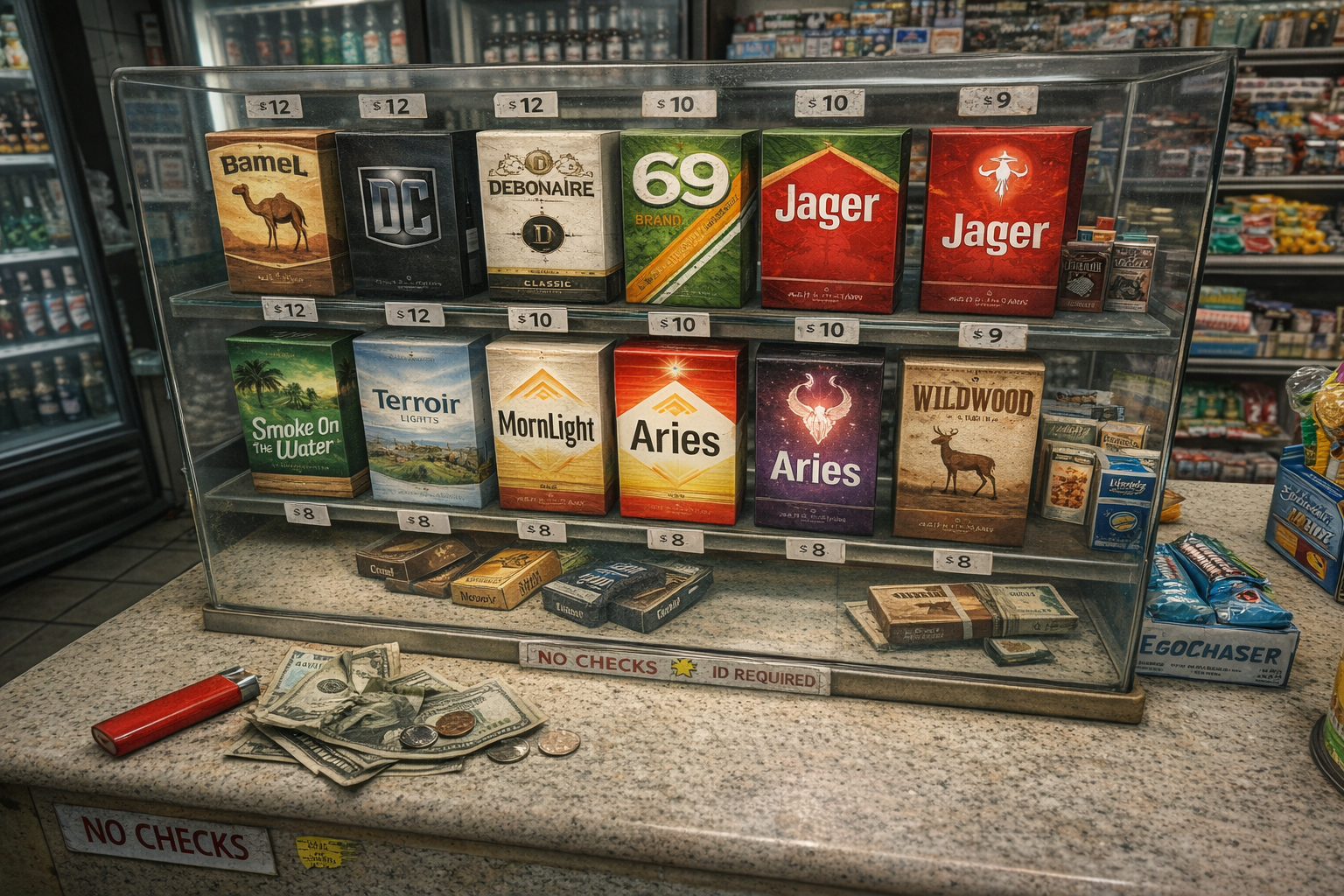 Cigarette Pack Props