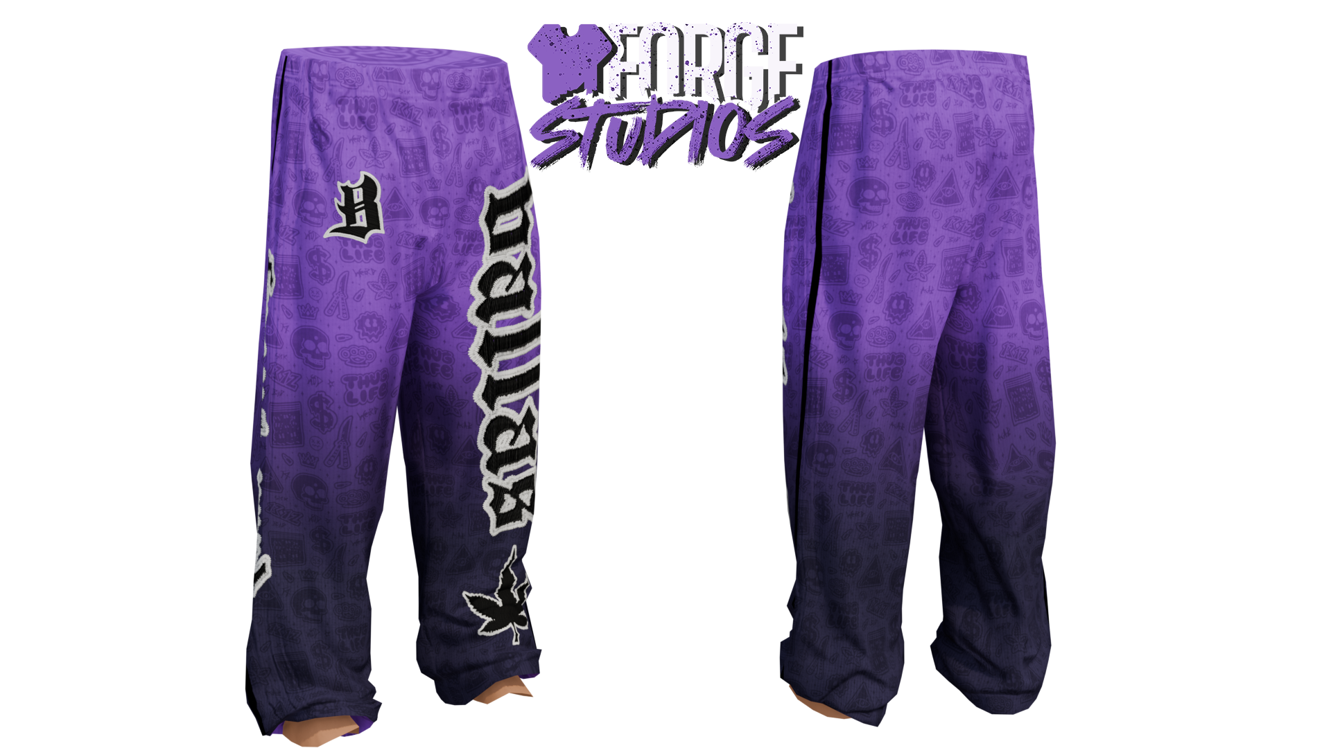 Ballas FiveM Clothing Packs (Faction) Pack — outfit preview 4