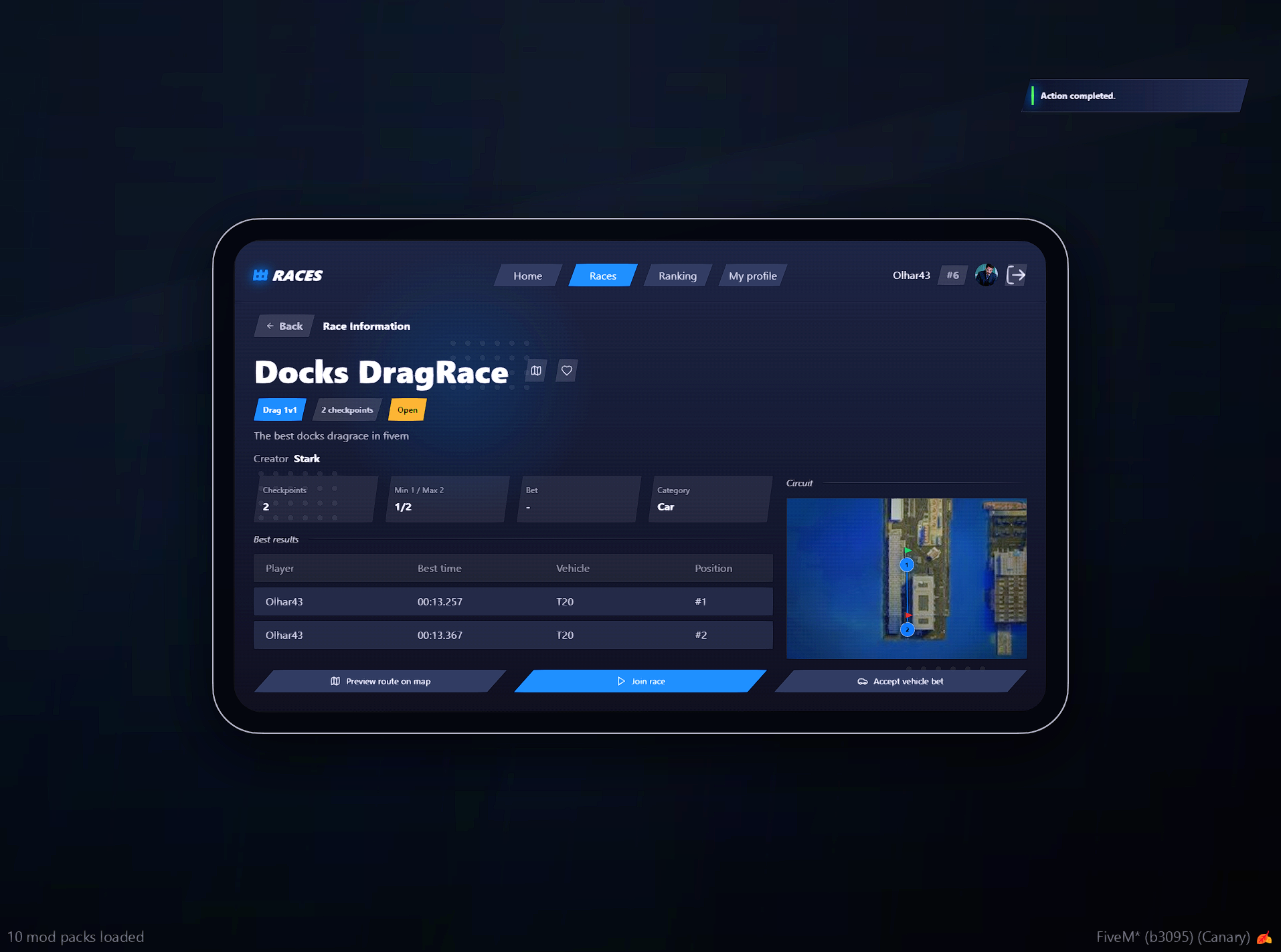 Races Creator