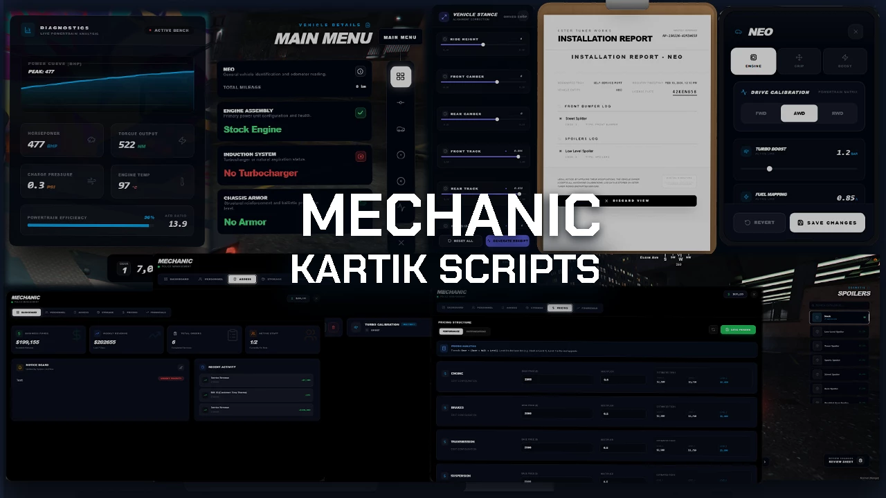 Mechanic Red Script Kartik Scripts · Scripts