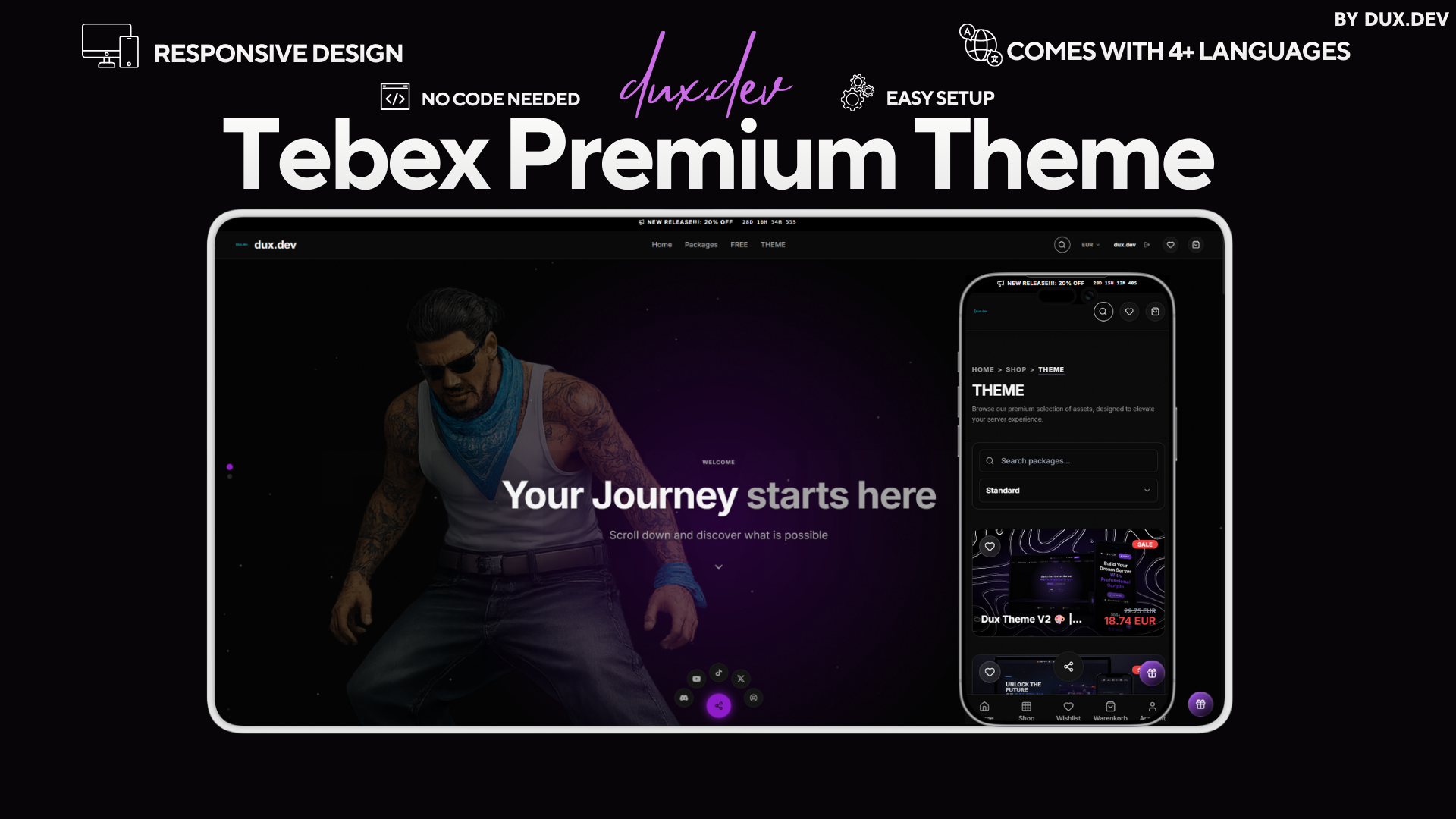 🚀 Visionary – The Ultimate Tebex Template